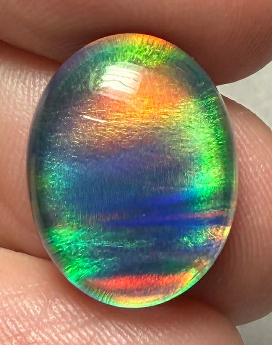 Oval 17x13mm Aurora Opal Cabochon 42