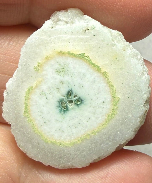 Freeform 26x25mm Natural Solar Quartz Slice 41