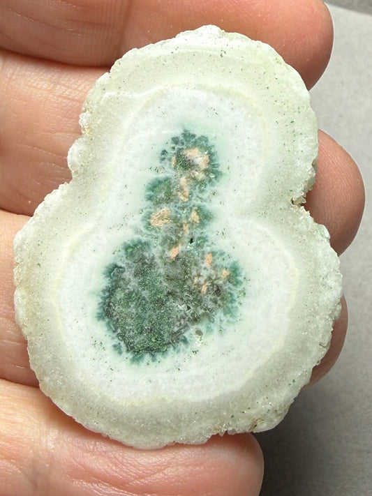 Freeform 43x34mm Natural Solar Quartz Slice 42