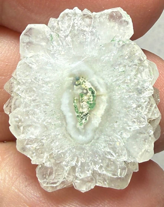 Freeform 24x21mm Natural Solar Quartz Slice 46