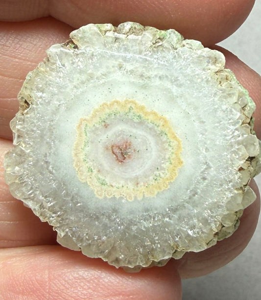 Freeform 28x27mm Natural Solar Quartz Slice 47