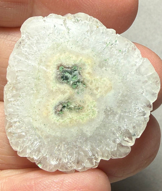 Freeform 32x32mm Natural Solar Quartz Slice 48