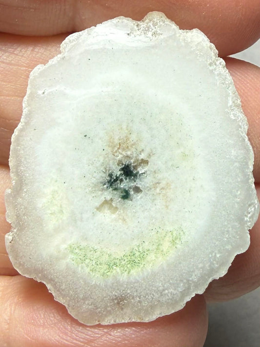 Freeform 34x28mm Natural Solar Quartz Slice 51