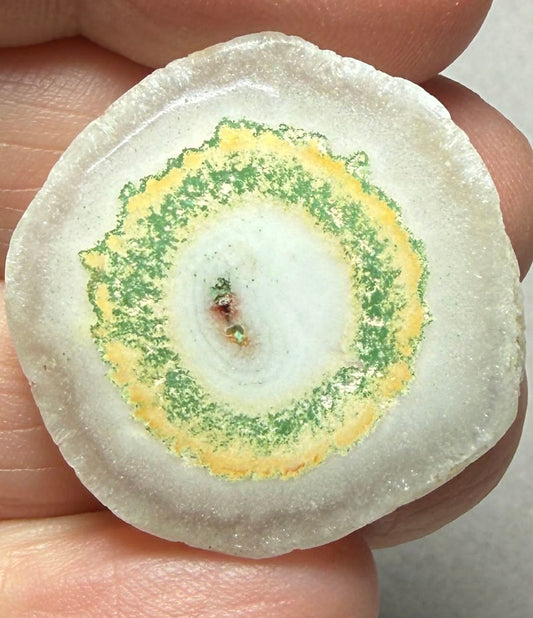 Freeform 29x28mm Natural Solar Quartz Slice 55