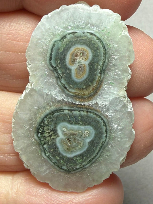 Freeform 37x24mm Natural Solar Quartz Slice 59
