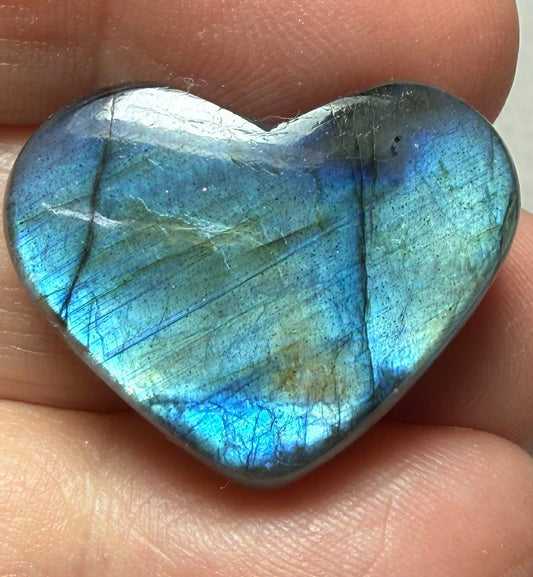 Heart 20x26mm Labradorite Cabochon 36