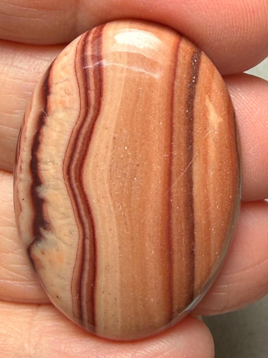 Oval 38x26mm Rolling Hills Wave Dolomite Cabochon 31