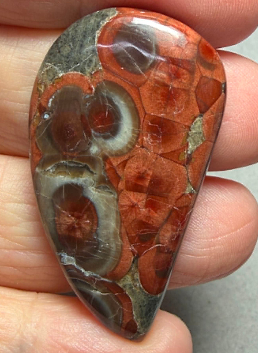 Freeform 42x24mm Peanut Obsidian Cabochon 26