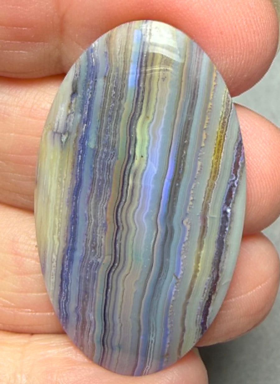 Oval 41x23mm Coloured Crazy Lace Jasper Cabochon 08