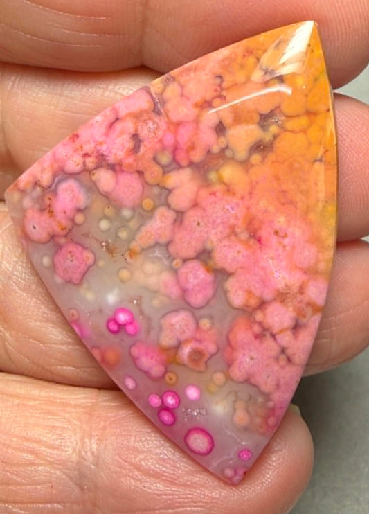 Freeform 44x33mm Coloured Ocean Jasper Cabochon 23