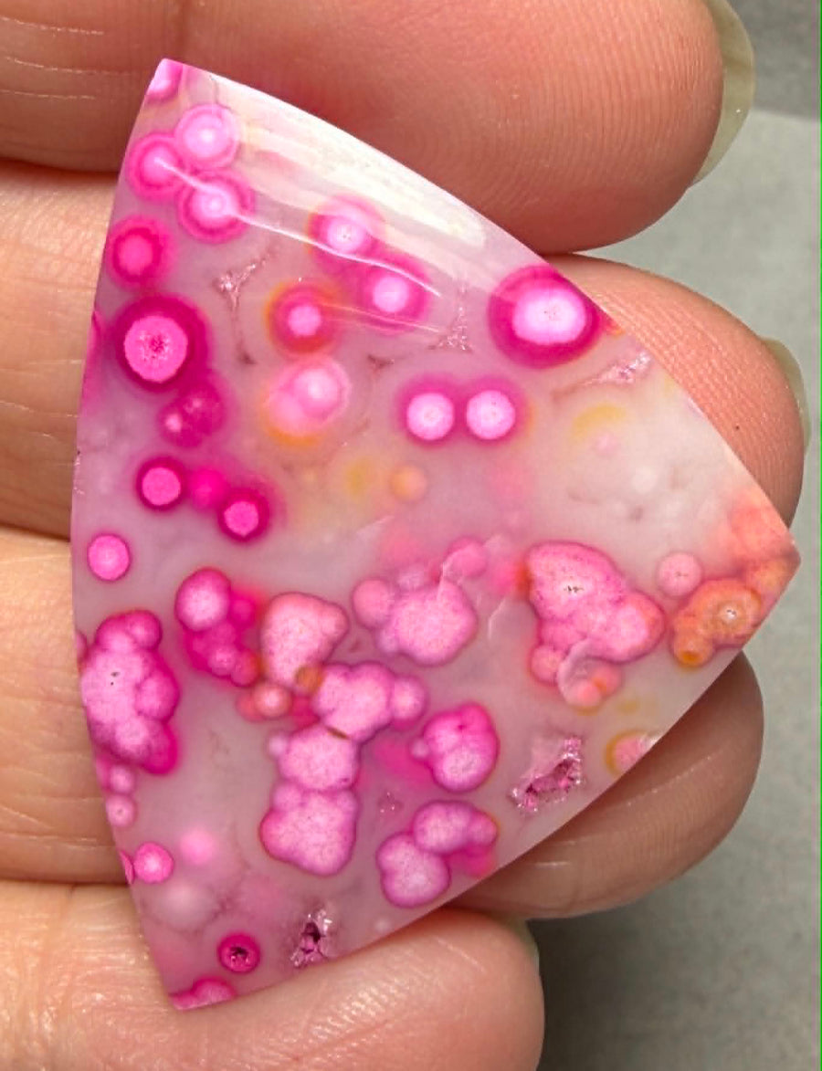 Freeform 41x31mm Coloured Ocean Jasper Cabochon 26