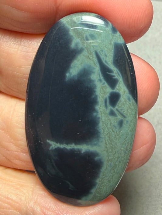 Oval 47x27mm Cobweb Jasper Cabochon 28