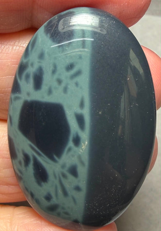 Oval 44x28mm Cobweb Jasper Cabochon 29