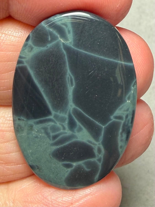 Oval 34x23mm Cobweb Jasper Cabochon 31
