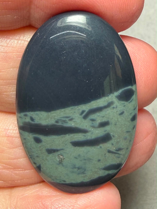 Oval 37x24mm Cobweb Jasper Cabochon 43