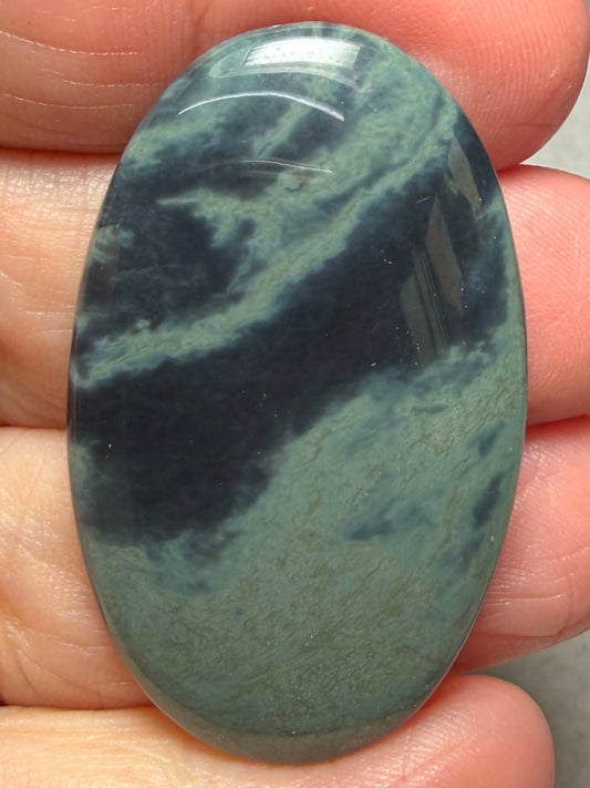 Oval 43x26mm Cobweb Jasper Cabochon 46