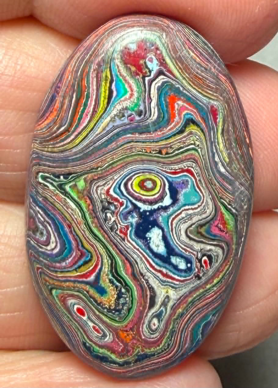 Oval 33x21mm Funkite Cabochon 02
