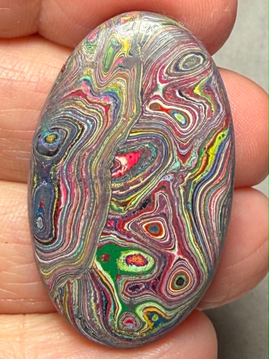 Oval 38x23mm Funkite Cabochon 05