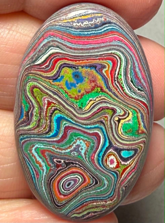 Oval 35x23mm Funkite Cabochon 14
