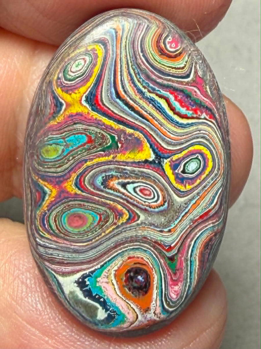 Oval 30x19mm Funkite Cabochon 18