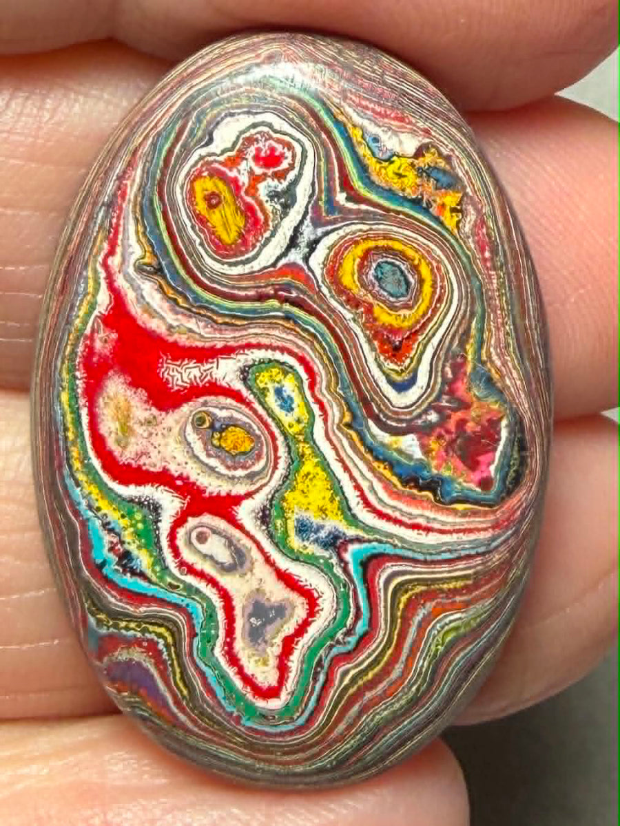 Oval 32x22mm Funkite Cabochon 23