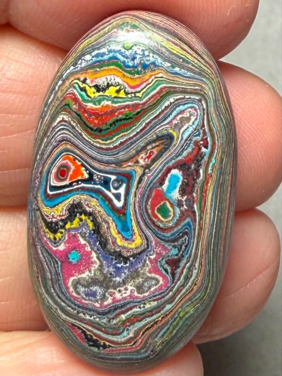 Oval 34x19mm Funkite Cabochon 24