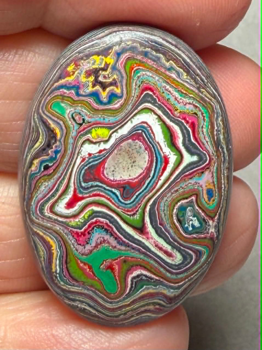 Oval 34x23mm Funkite Cabochon 26