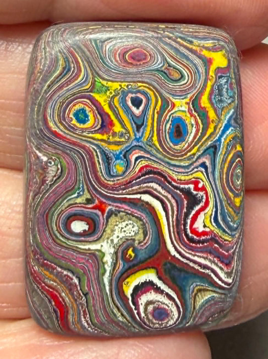Rectangle 29x20mm Funkite Cabochon 36