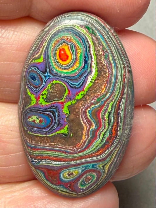 Oval 34x21mm Funkite Cabochon 38