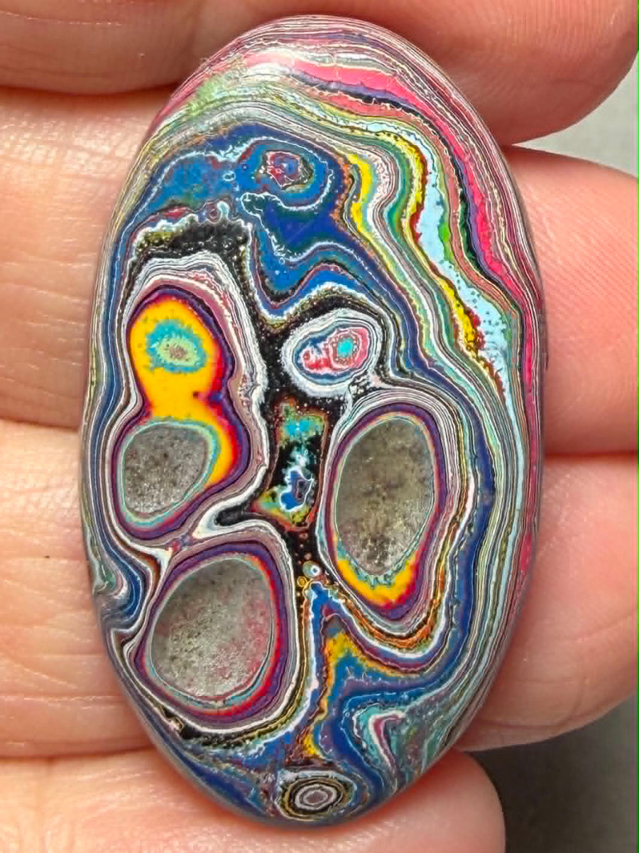 Oval 38x22mm Funkite Cabochon 45
