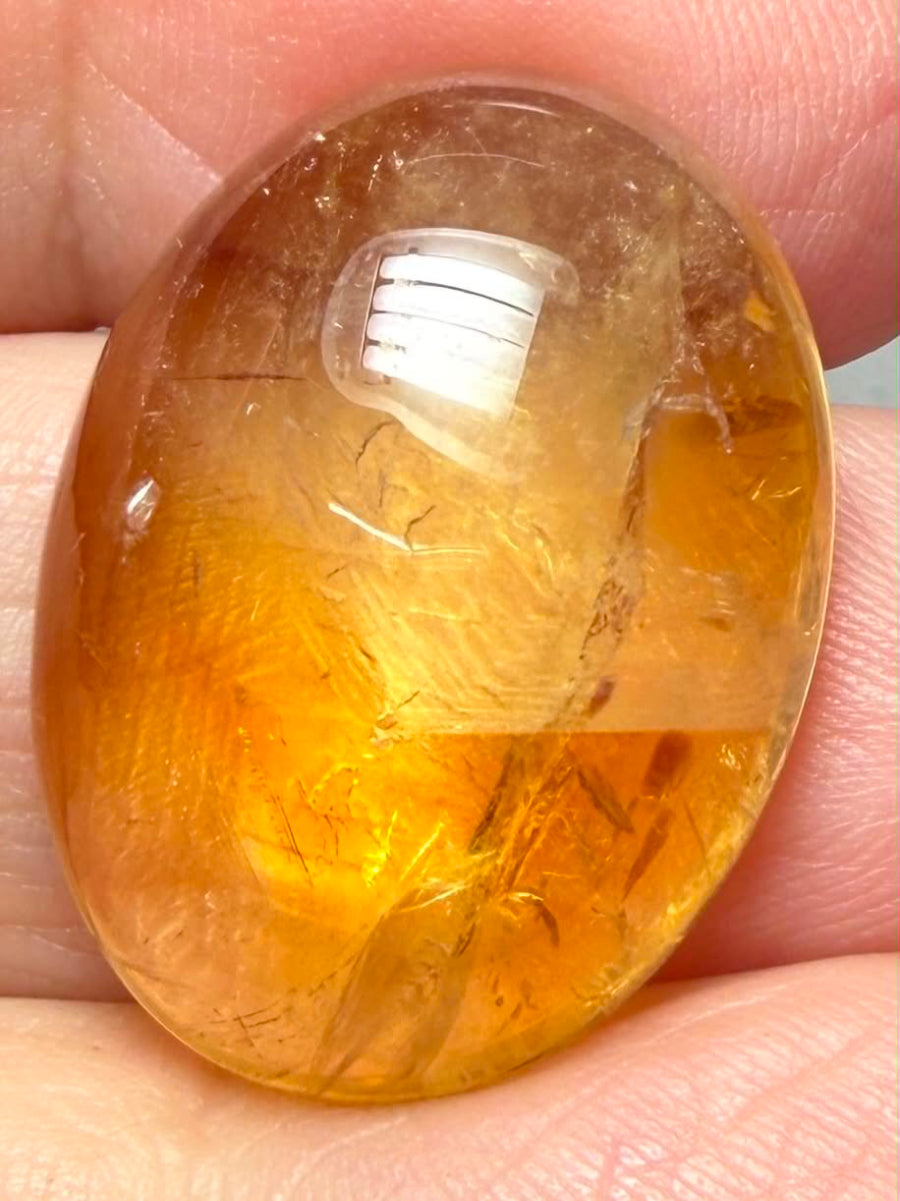Oval 25x18mm Citrine Cabochon 27