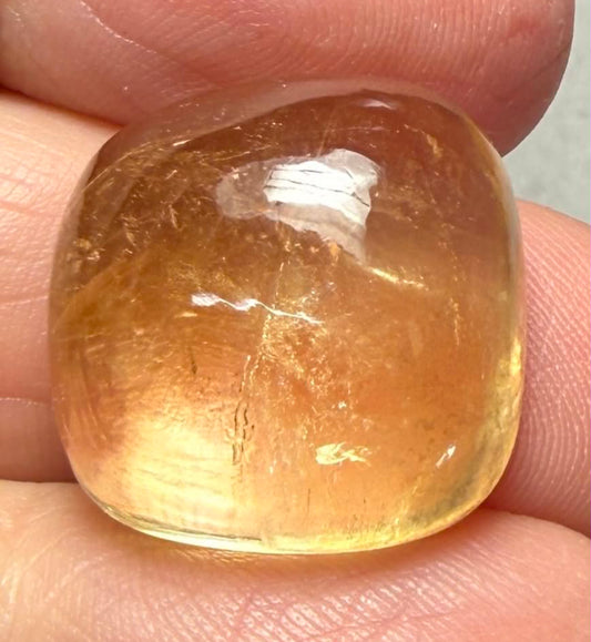 Square 18x18mm Citrine Cabochon 28