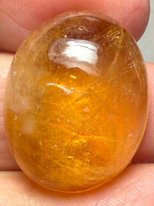 Oval 26x20mm Citrine Cabochon 35