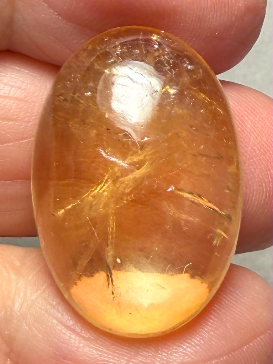 Oval 27x18mm Citrine Cabochon 38