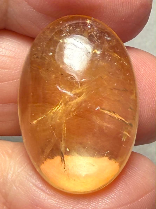 Oval 27x18mm Citrine Cabochon 38
