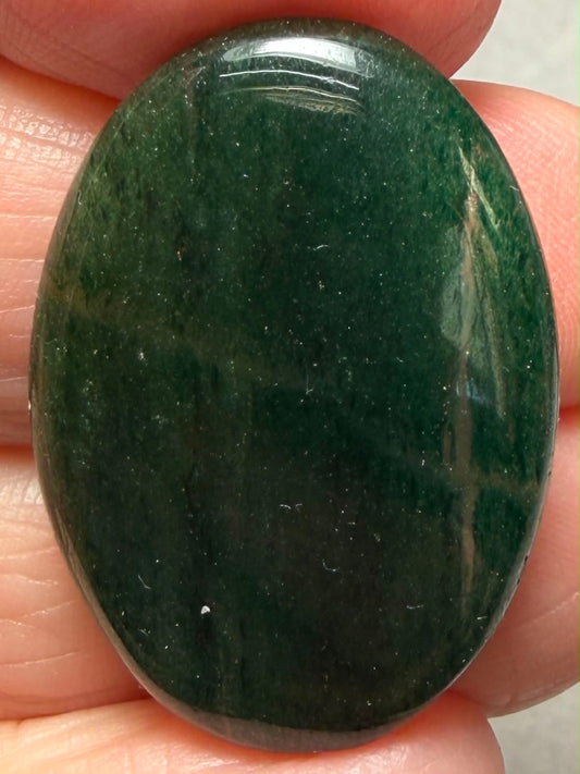 Oval 33x23mm Green Aventurine Cabochon 09