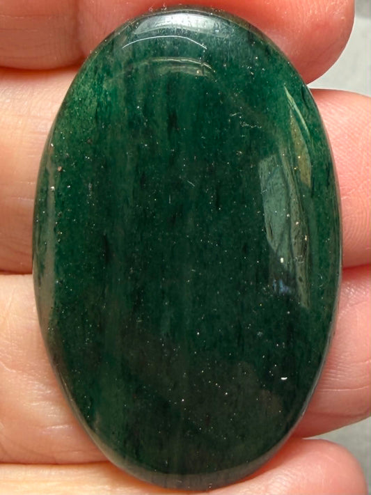 Oval 42x26mm Green Aventurine Cabochon 10