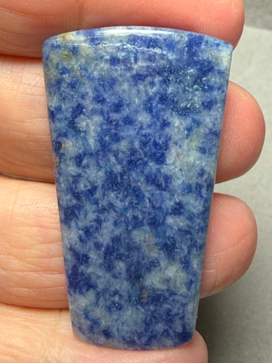 Freeform 44x25mm Blue Quartz Cabochon 44