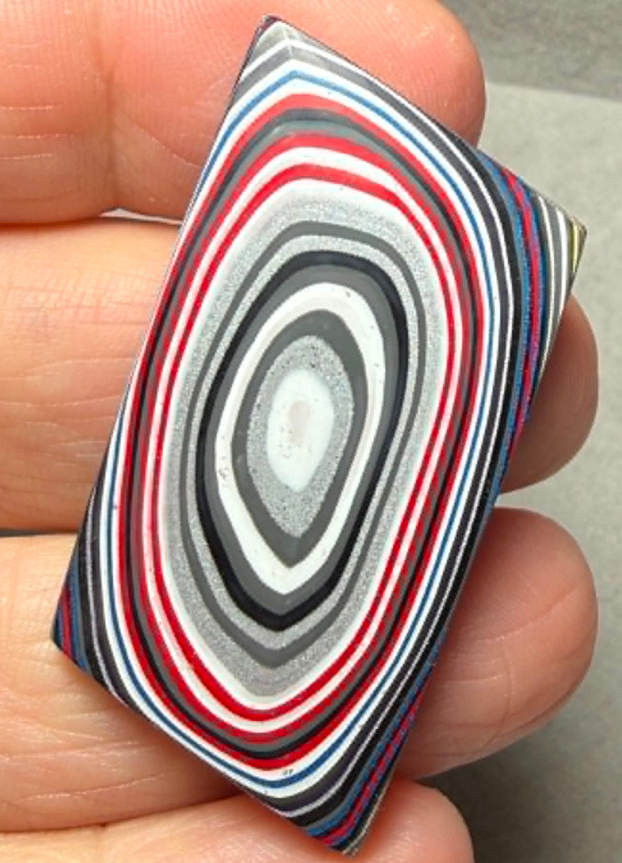 Freeform 49x27mm Kenworth Fordite Cabochon 45