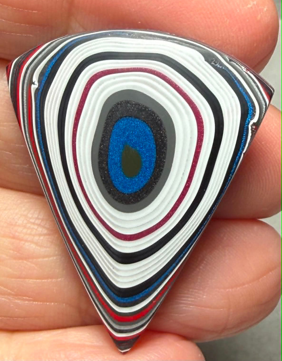 Freeform 36x29mm Kenworth Fordite Cabochon 48
