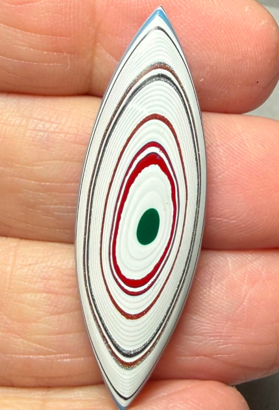 Marquise 43x14mm Kenworth Fordite Cabochon 56