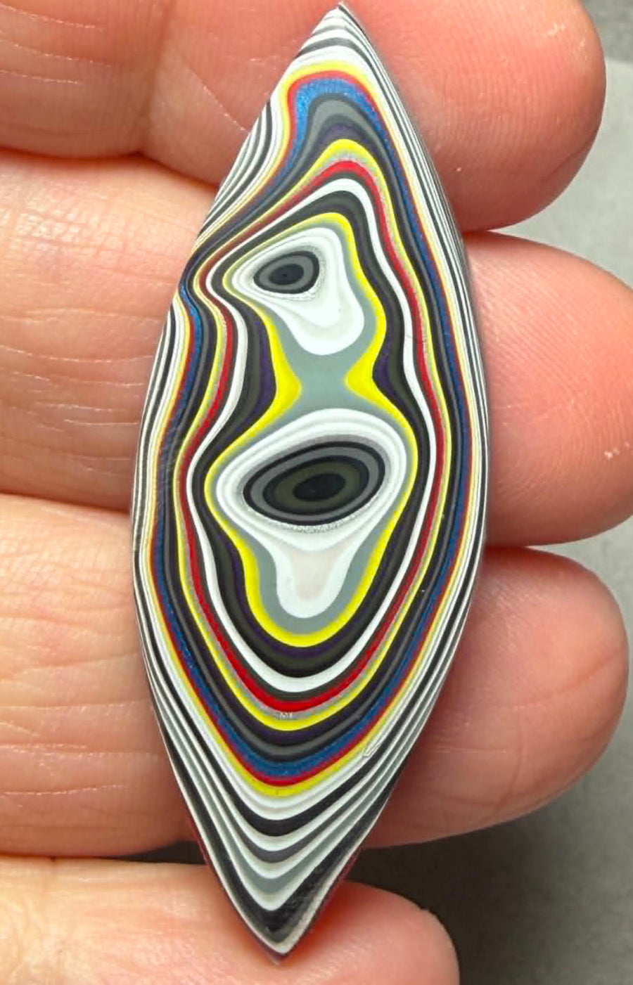 Marquise 48x18mm Kenworth Fordite Cabochon 62