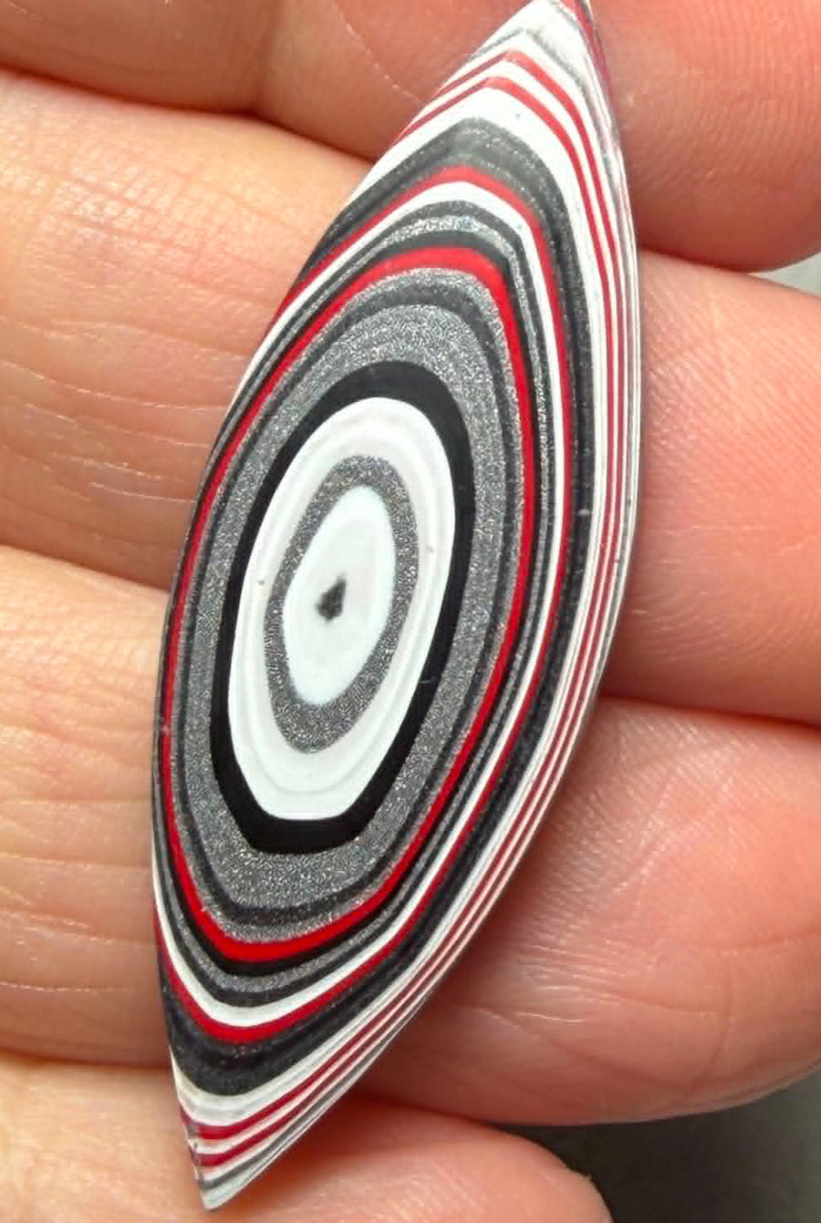 Marquise 44x15mm Kenworth Fordite Cabochon 65