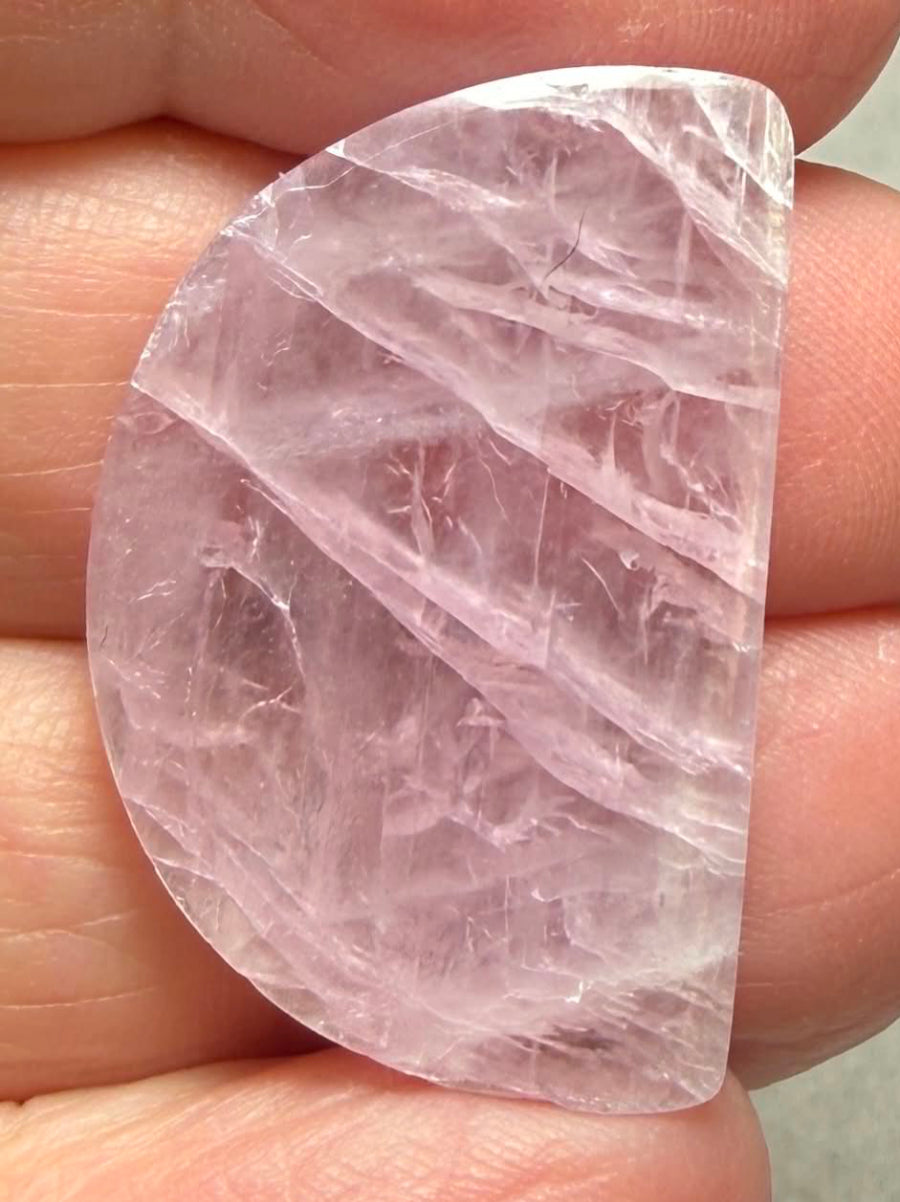 Freeform 30x19mm Kunzite Cabochon 45