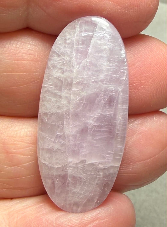 Oval 34x15mm Kunzite Cabochon 54
