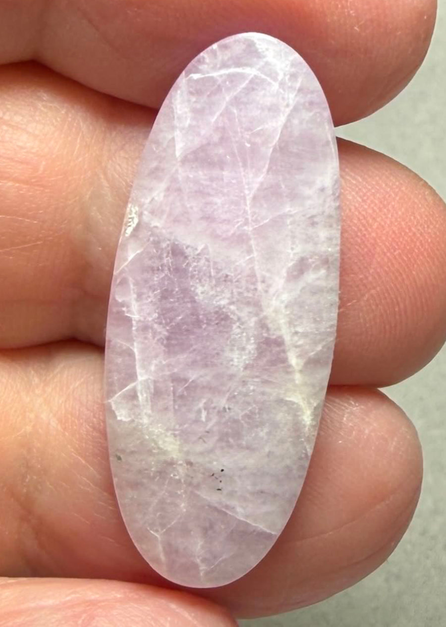 Oval 32x13mm Kunzite Cabochon 56