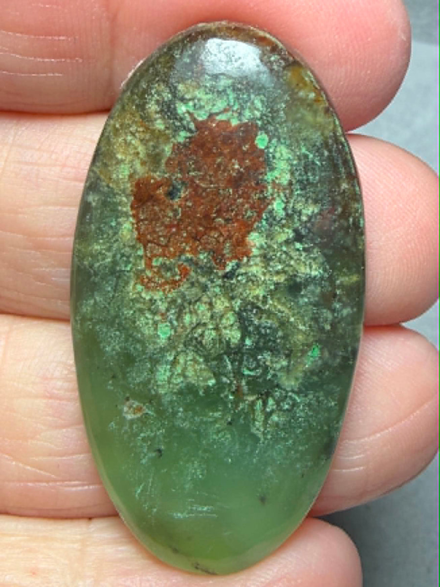 Oval 42x22mm Chrysoprase Cabochon 41