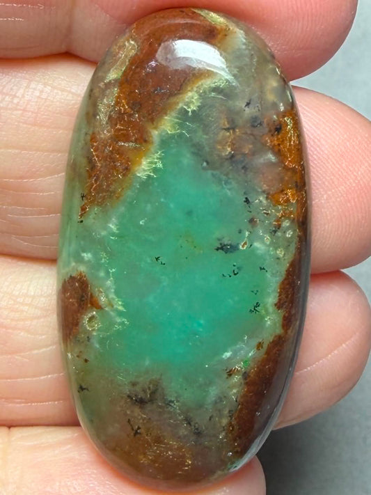 Oval 39x20mm Chrysoprase Cabochon 49