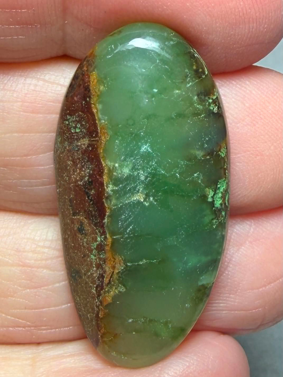Oval 35x18mm Chrysoprase Cabochon 59