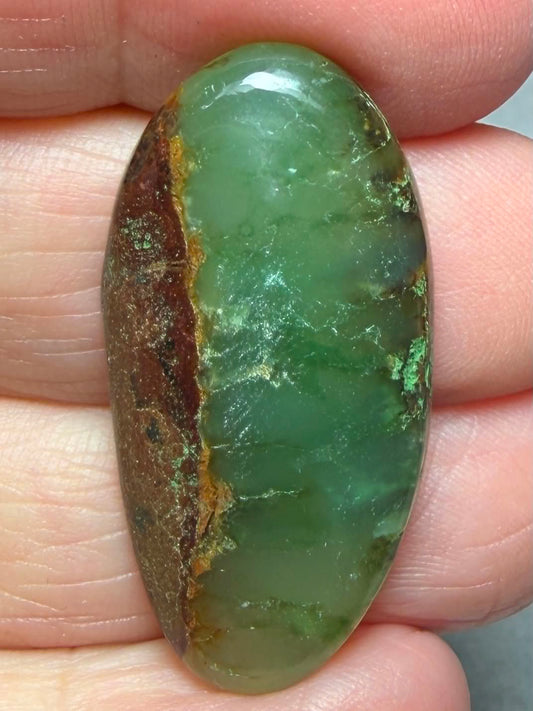Oval 35x18mm Chrysoprase Cabochon 59